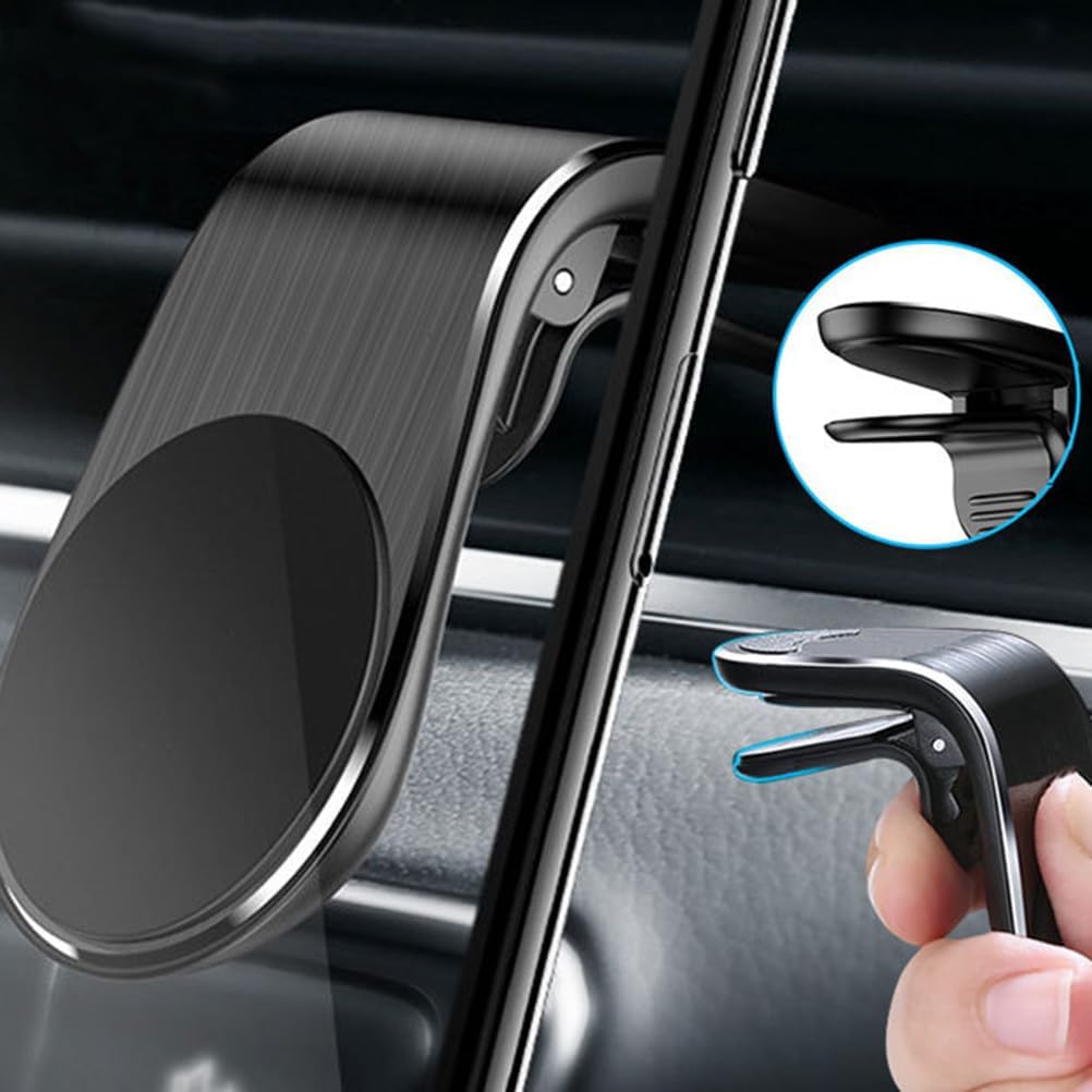 Hemoton Phone Mount for Car Vent Magnetic Cell Phone Holder Car Hands Free Cradle in Vehicle Phone Holder Mount for Smartphone