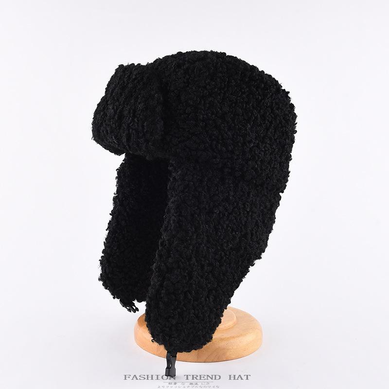 Thunderhead Cap Men's Fall and Winter Warm Cotton Cap Children's Mask Cap Plush Ear Protection Cycling Cap Europe and The United States