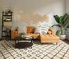 Wooden hexagon wall panel. Hexagon wall panel for the living room, 1 piece.