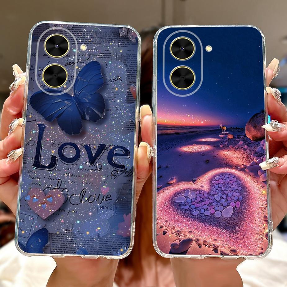 For Xiaomi Poco C71 Case Redmi A5 4G New Luxury Painted Cover Soft Silicone Phone Case For Xiaomi Redmi A5 RedmiA5 PocoC71 Shell