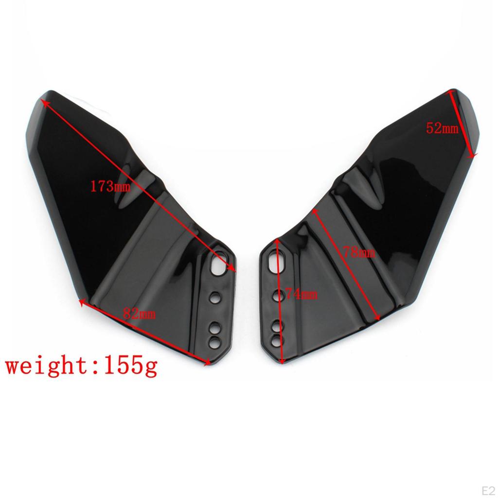 1 paar Winglet Spoilers Motorcycle Fits for CBR600Rr/1000R650954 VFR1200 VFR800 Nsr250