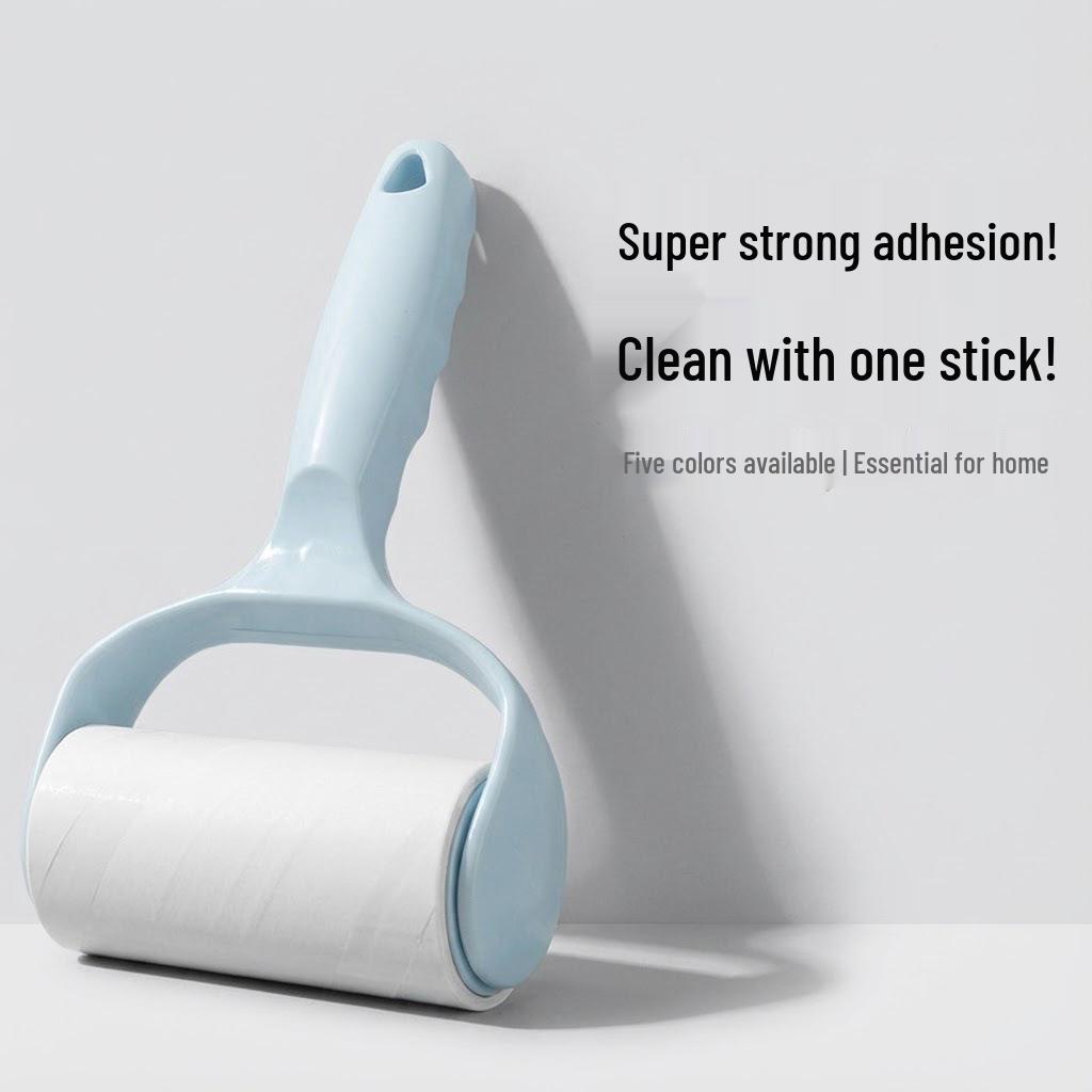 10cm Angled Tear-Off Lint Roller Replacement: Sticky Paper Brush for Hair and Dust Collection