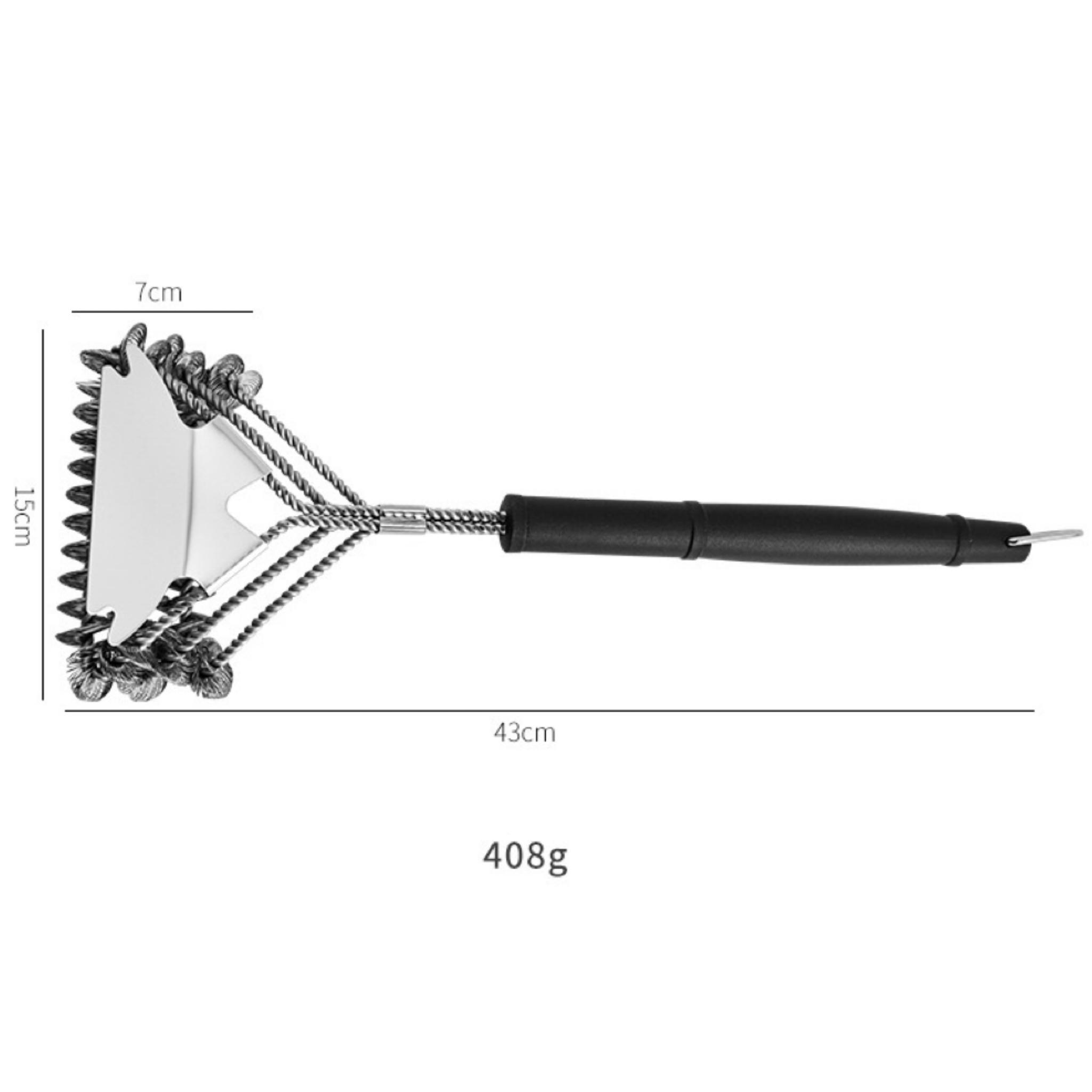 

Аксессуары для барбекю, гриль, щетка для барбекю, проволочная щетина из нержавеющей стали, чистящие щетки, антипригарные пятна, жир, кухонные инструменты для барбекю One Size