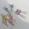 Exquisite Jellyfish Charm Earrings Personalized Jellyfish Pedant Earring Elegant Dangle Ear Hook for Stylish Outfits