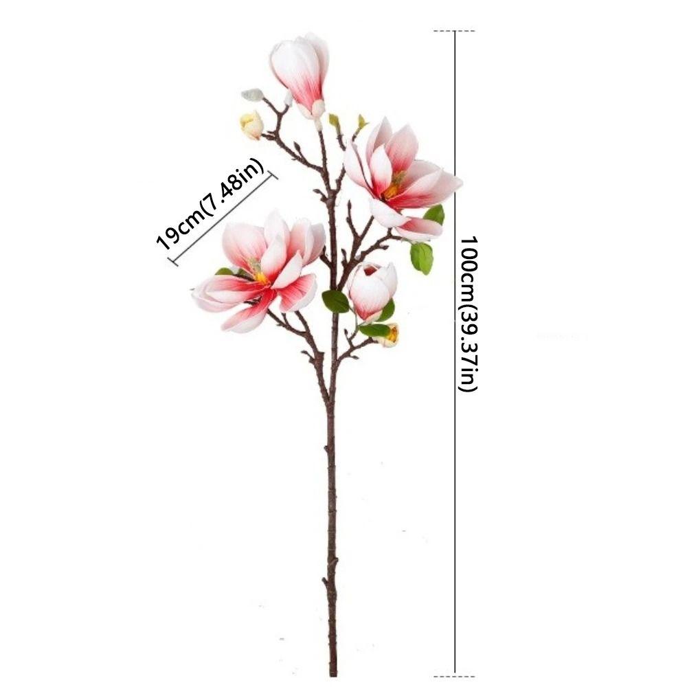 Große künstliche Magnolienblüte Real Touch Handgemachte Simulation Große Magnolie EVA Realistische künstliche Orchidee Tischdekoration