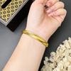 Vietnamese Leaf Heart Sutra Retro Style Daily Simple Jewelry Bracelet