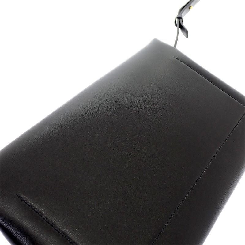 Jil Sander J07VL0028P4840 Shoulder Bag Black Calfskin Women
