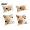 Washable Plush Pillow Protector Fuzzy Sheep Cushion Case, Cute Lamb Throw Cover, Fluffy Decorative Case Textured Pillowcase for Sofa Couch Living Room