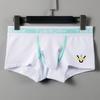Men's Cotton Mid-Waist Plus Size Underwear with Gun and Ball Separation