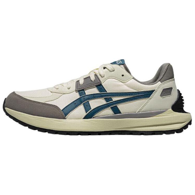 Asics Tarther Sc 2.0 Fabric Synthetic Leather Comfortable Versatile Running Low-Top Lifestyle Shoes Unisex Sneaker Beige Blue 1203A313-201