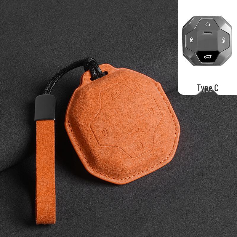 Jetour X70/X70Coupe/X90/X95 Premium Suede Key Case & Buckle