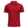 Men's Simple Quick-Drying Polo POLO Shirt Golf Type Men's Gentleman Loose Breathable Lapel Short Sleeves