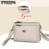 Soft Faux Leather Crossbody Bag, Retro Wristlet Handbag, Fashion Clutch Purse For Women