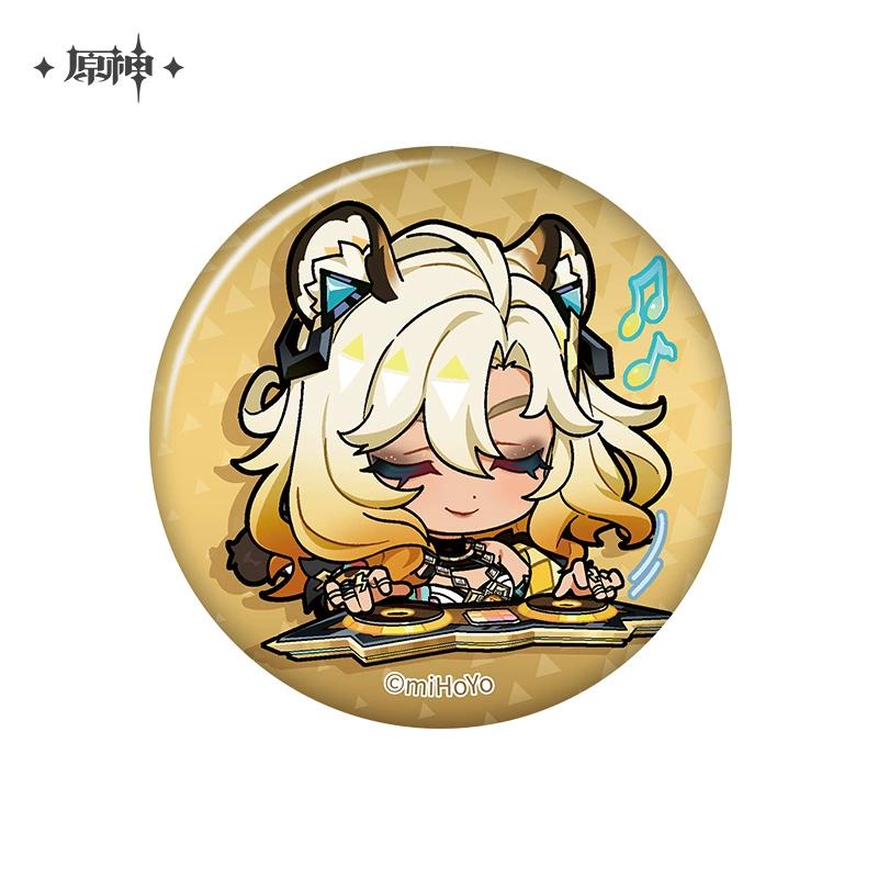 

Sunsyea Genshin Impact Official Merch miHoYo Original Natlan Theme Series Q Version Keychain Badge Kinich Mualani Kachina