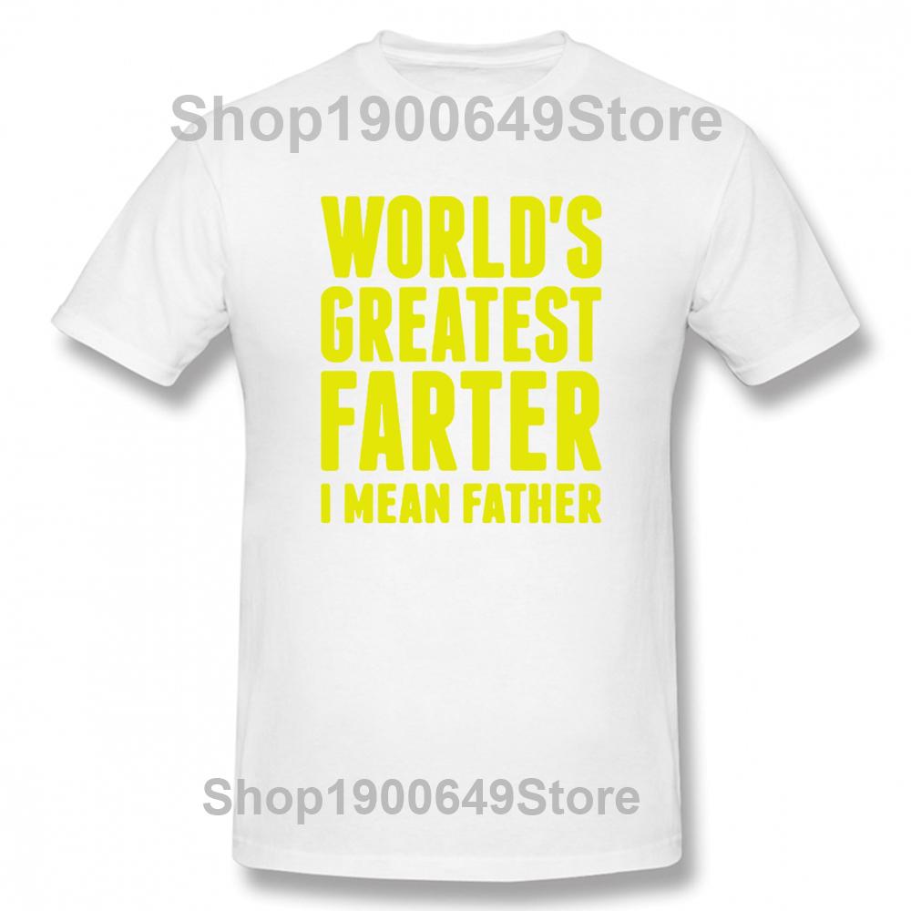 Funny Worlds Greatest Farter I Mean Father T Shirts Graphic Streetwear Short Sleeve Best Dad Ever Father Day Gift Papa Tshirt S