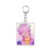 Demon Hunters Huntrix Kpop Saja Boys Acrylic Keychains Jewelry Rumi Zoey Jinu Mira Acrylic Pendant Keyring Decoration Fans Gifts