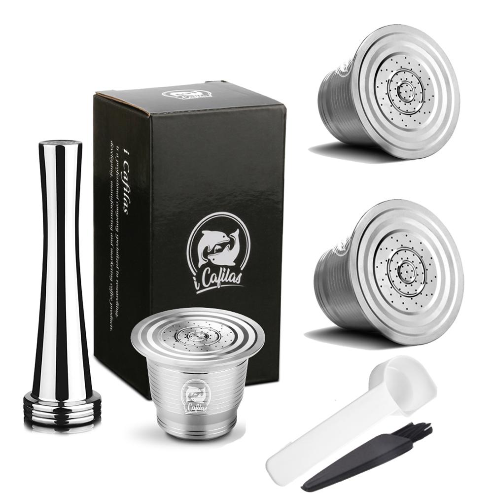 Wiederverwendbare Kapsel aus Edelstahl, permanenter Kaffeekapselhalter, kompatibel für Nespresso Original Line