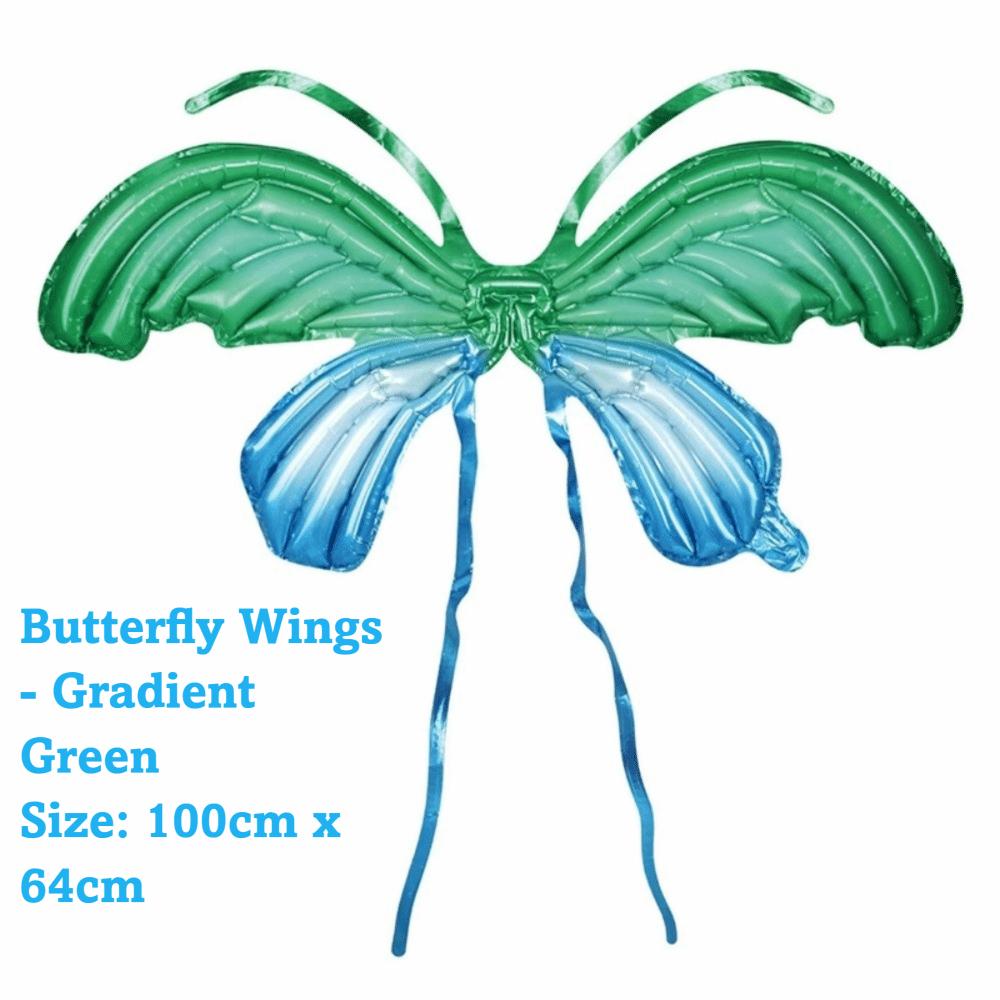 Party Balloon Inflatable Angel Wing Balloon Colorful Fairy Wing Balloon Back Hanging Balloon DIY Decor