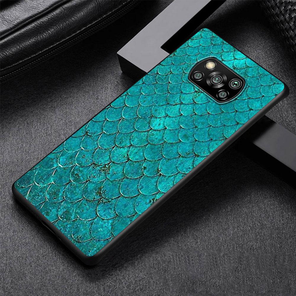 

Чехол Mermaid Cool для Xiaomi Poco X3 NFC X5 F4 F3 M4 Pro X4 GT M5s M5 Pocophone F1 M3 черный чехол для телефона из ТПУ Xiaomi Poco X3