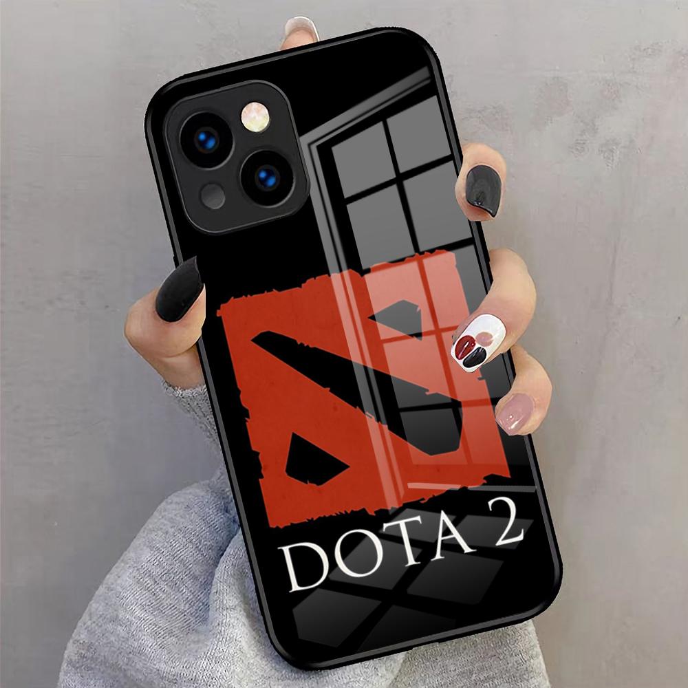 Game Dota 2 Phone Case For IPhone 17 Pro Max 16 15 14 Pro Max 13 11 X Xs Xr 8 7Plus Glass Cover