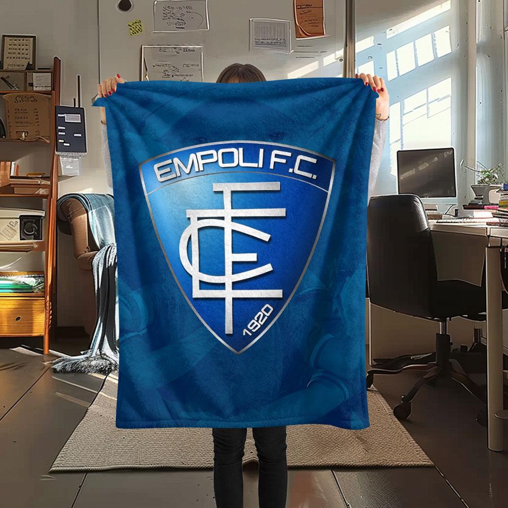 Empoli logo FlAannel Blanket, High quality Comfortable for All Seasons, Home Decor, Warmth and Comfort
