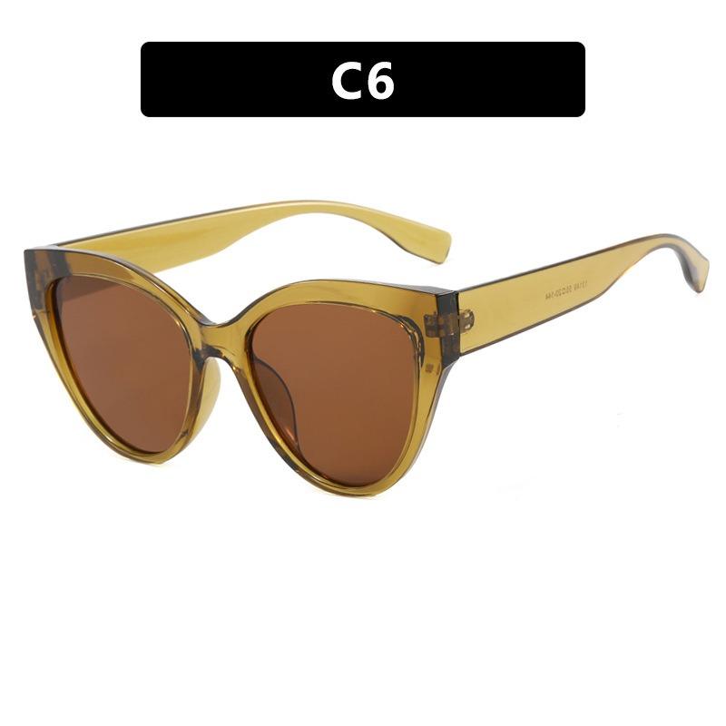 Personality Exquisite Cat Eye Sunglasses Women Men High End Simple Artistic Sense Sun Glasses Climbing Camping Beach Party Shade Glasses