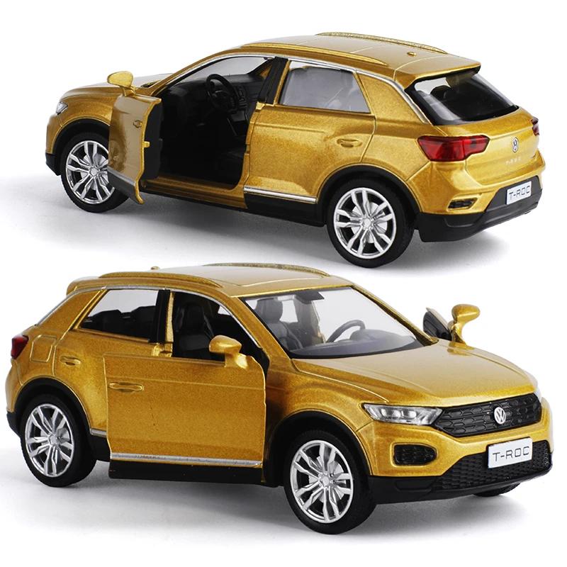 1/36 Volkswagen T-ROC Alloy Car Model Diecast & Toy Vehicles Metal Car Model Simulation Pull Back Collection Childrens Toy F344