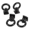 4PCS T Track Mount Tie Down Anchor M8 Sturdy Stainless Steel T Slot Bolt Tie Down Rings for Holding Bungee Cord Rope