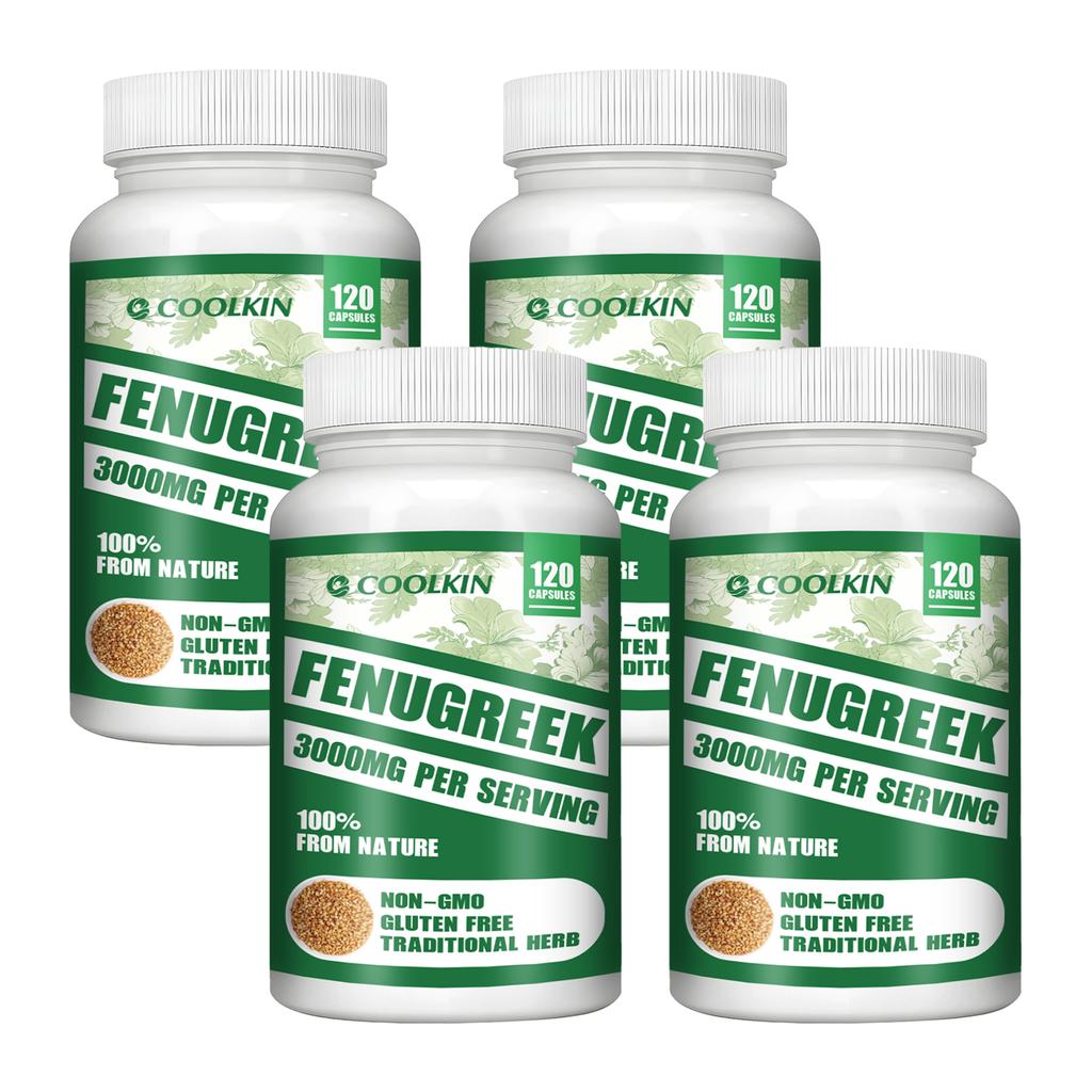 Coolkin - 3000mg Fenugreek Seed Extract Capsules