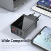 30W USB Type C Charger Quick Charge 3.0 For iPhone 14 Samsung Xiaomi 3 Port Multi Plug Wall Mobile Phone Fast Charging