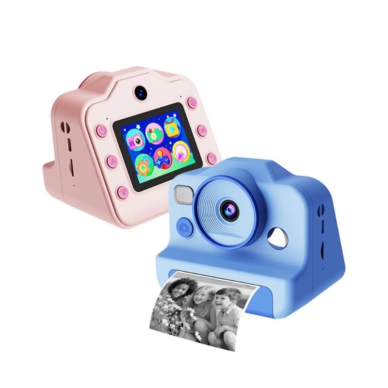 High Resolution Children's Digital Camera with Double Lens 4800W Pixels and Instants Thermals Printing for Creative Expression and Photo Memory