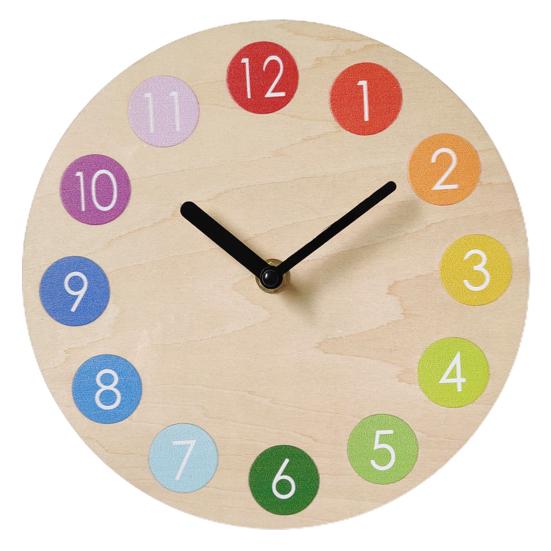 Wanduhr Batterie Baby Zimmer Betrieben Geräuscharm Runde Wand-montiert Holz Uhr Haushalts Waren