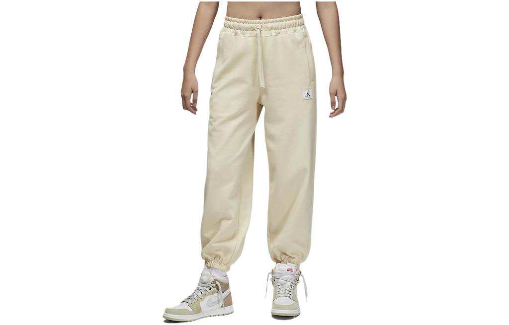Jordan Casual Pants Women's Ecru Moderate Cuffed Pants DQ4608-234