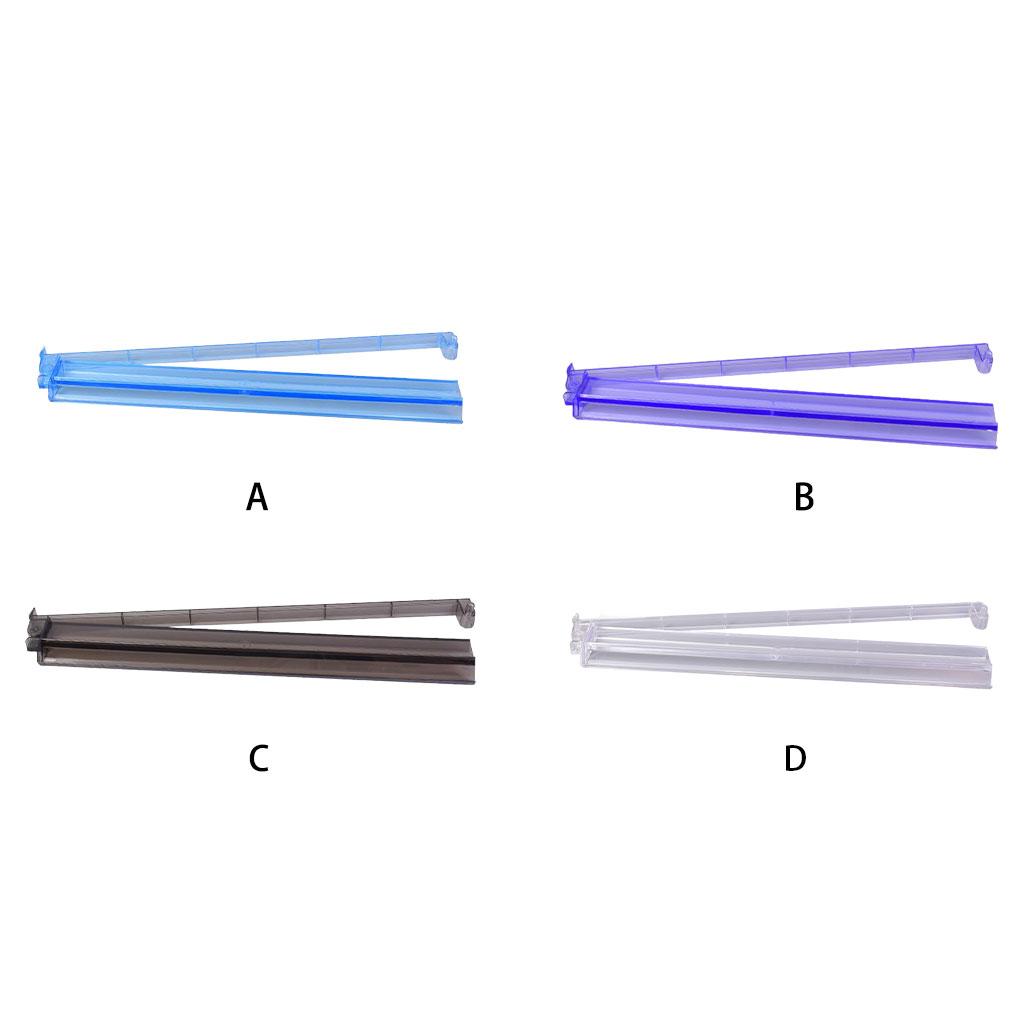 4pcs Transparent Acrylic American Mahjong Racks Pushers Set Western Mahjong Accessories Mah Jong
