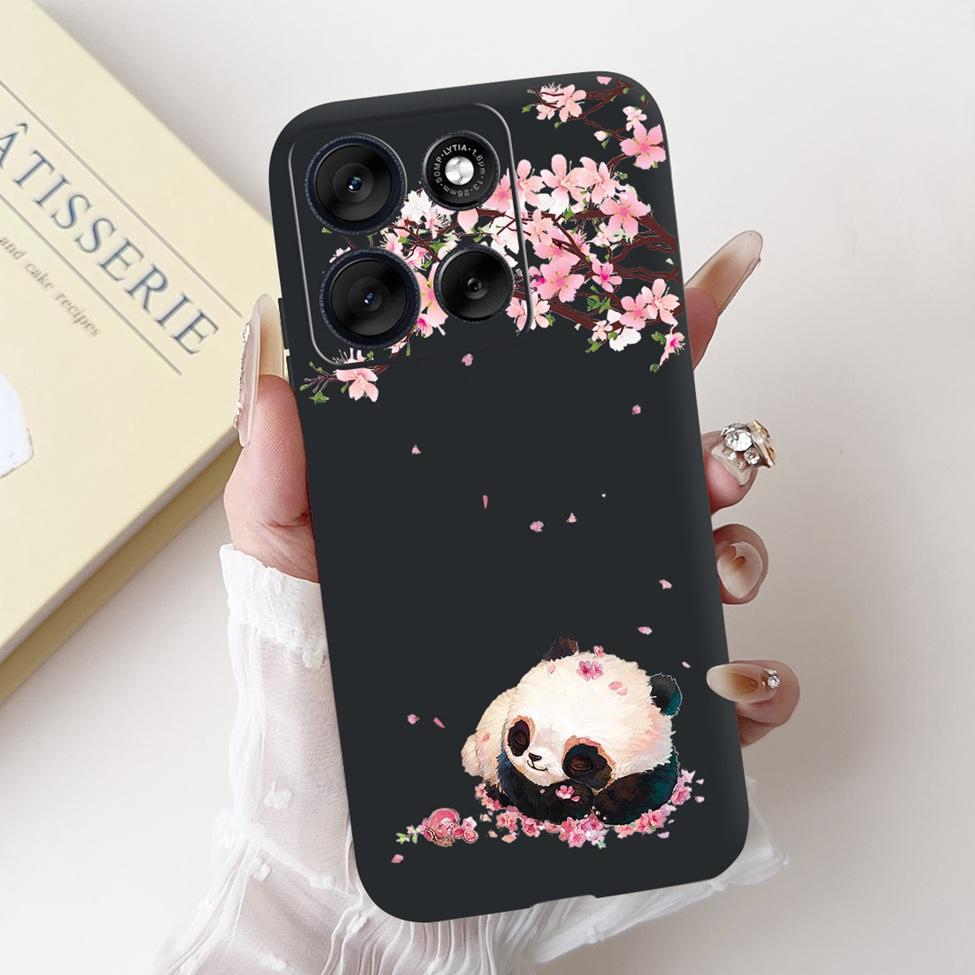 5G For Motorola Moto G56 G86 Cover For Motorola Moto G86 Case Silicone Fashion Butterfly Luxury Cute Funny Painted Back Cover