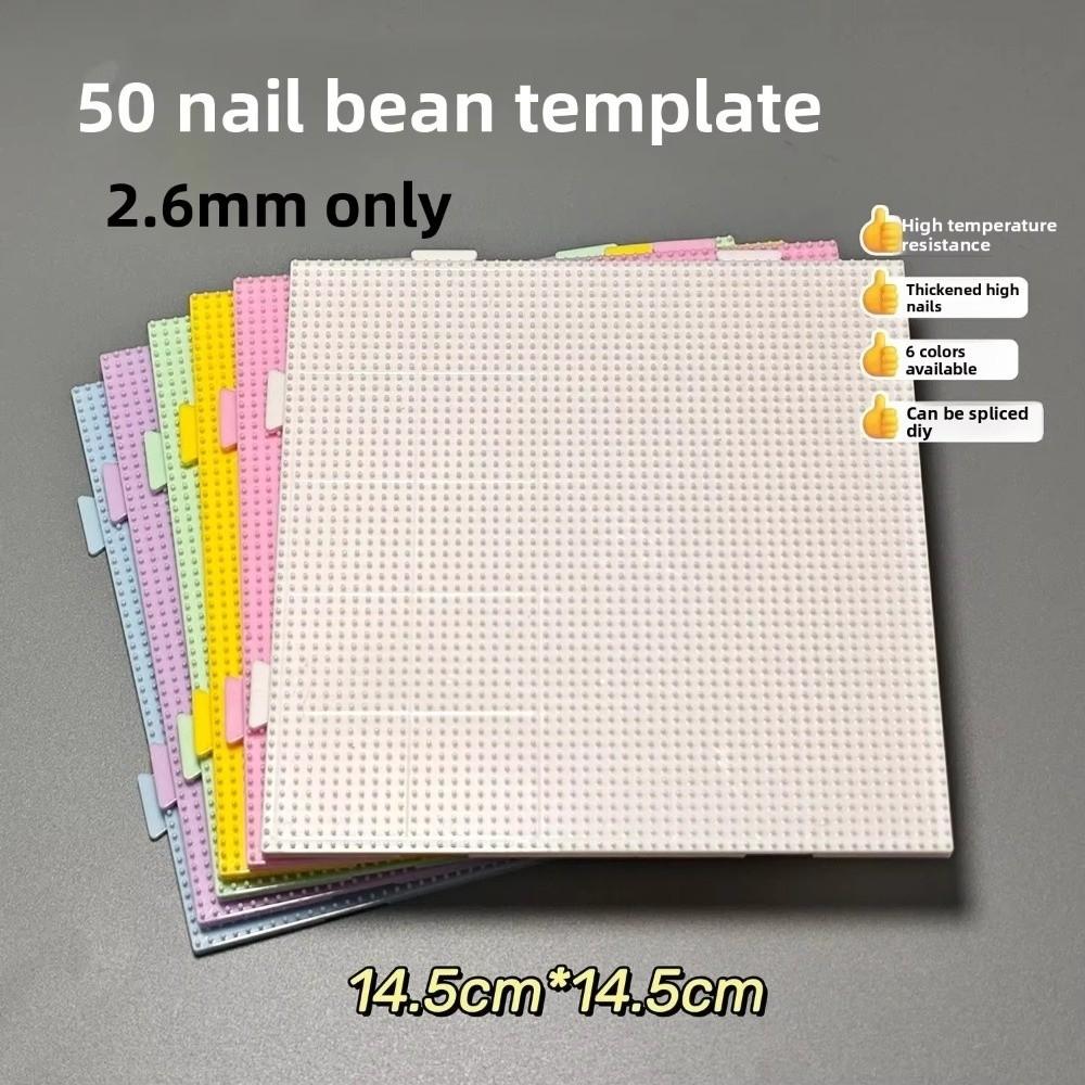 High Quality Perler Hama Beads Handmade Crafts Decor DIY Make Puzzle Bean Board Three-dimensional 52*52 Dot 2.6mm Bean Board