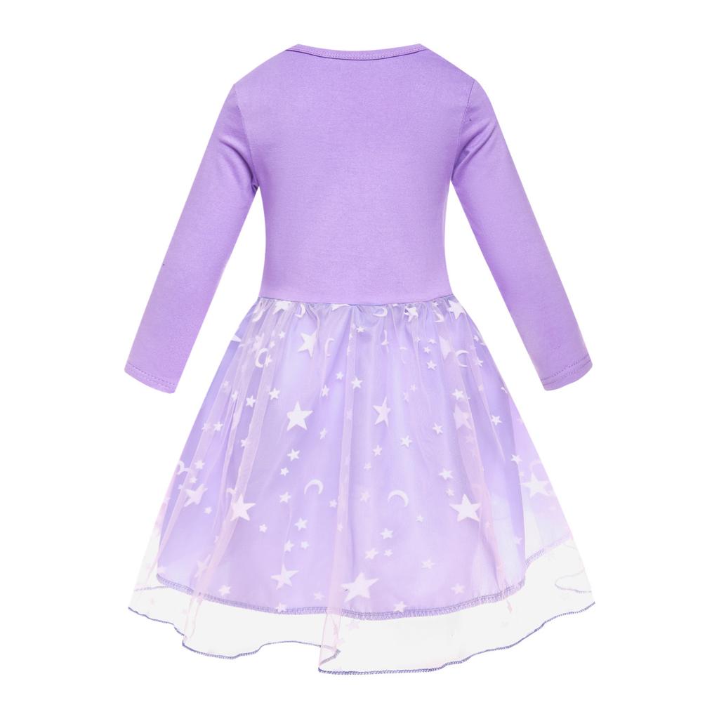 Nastya girls star rainbow lace dress 5530