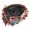 Women's European & American Genuine Leather Tassel Patchwork Tote Crossbody Bag - Colorful, Fashionable & Versatile