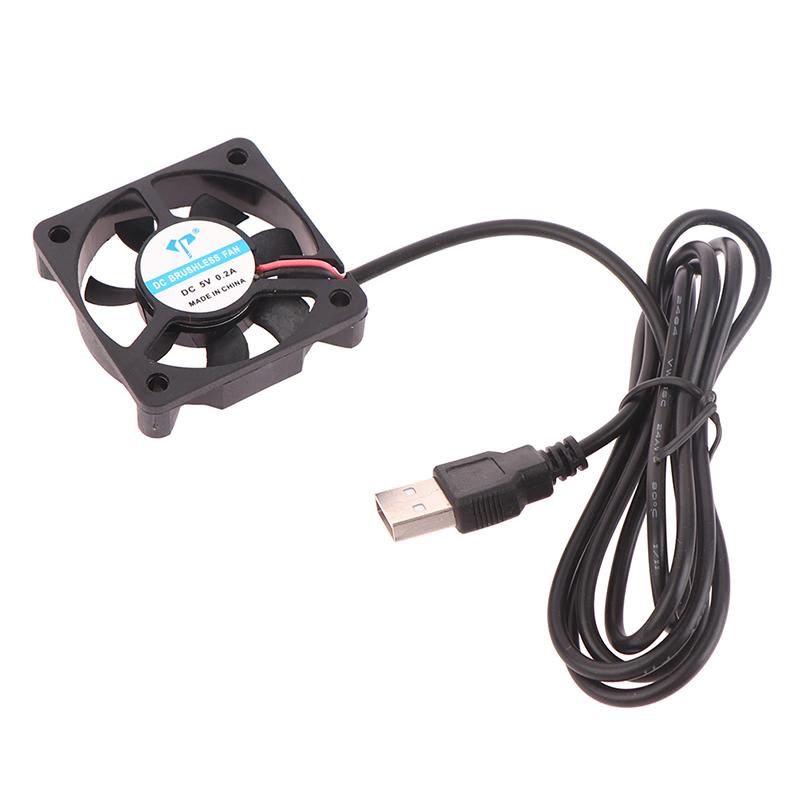 1Stk Dc5010 Leiser Lüfter 5V Ölig USB-Kabel Luftbefeuchter-Anschluss PC-Lüfterkühler
