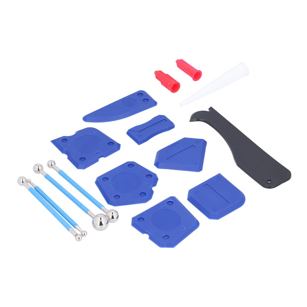 16Pcs Caulking Tool ABS Glue Grout Cleaning Scraper Remover Nozzle for Floor Tile