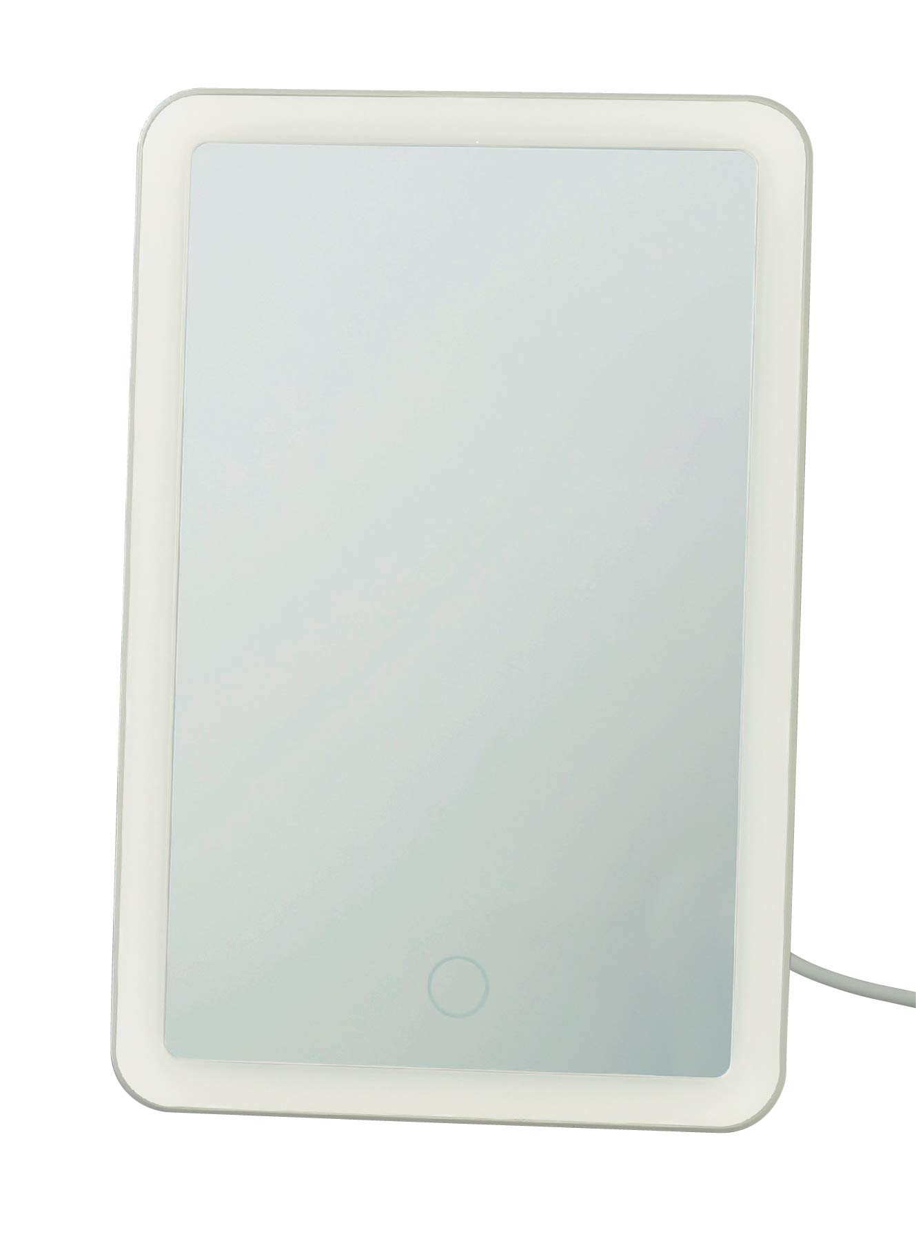 

Yamamura Brightening x x Mirror, Square, W13.5 D3.3 H20.3cm белый