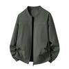 Men's Slim Fit Baseball Collar Jacket - Spring/Autumn Korean Style Casual Outerwear