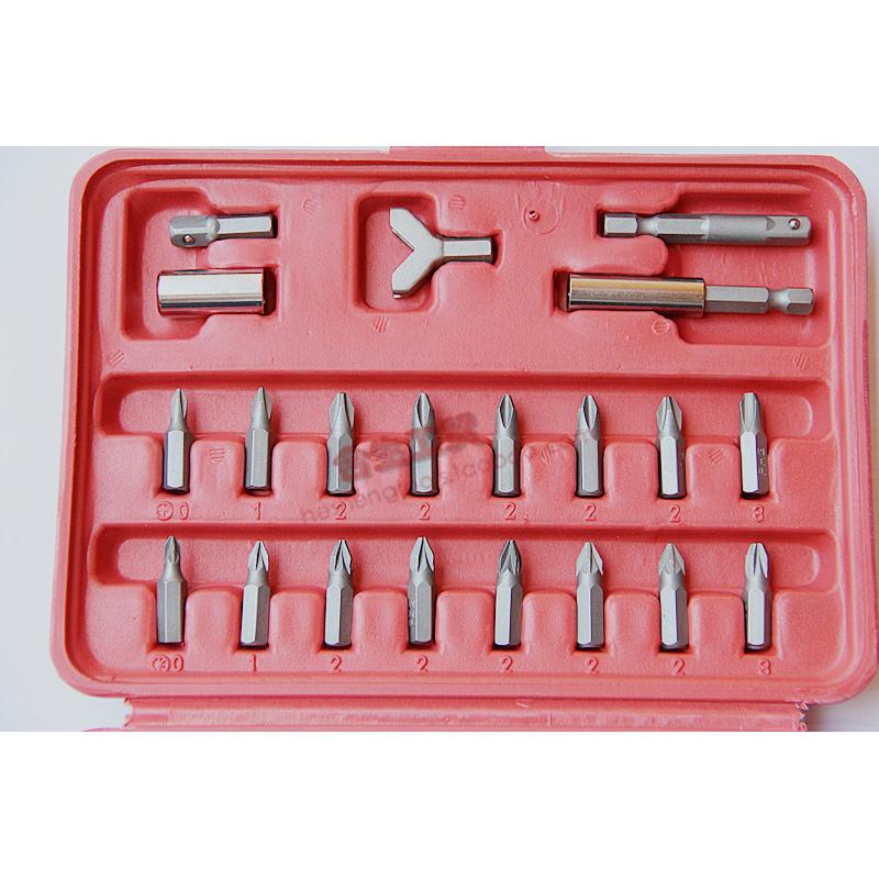 100PCS Screw Bit & Electric Screwdriver Connecting Rod Socket Set (Plastic Tool Container)