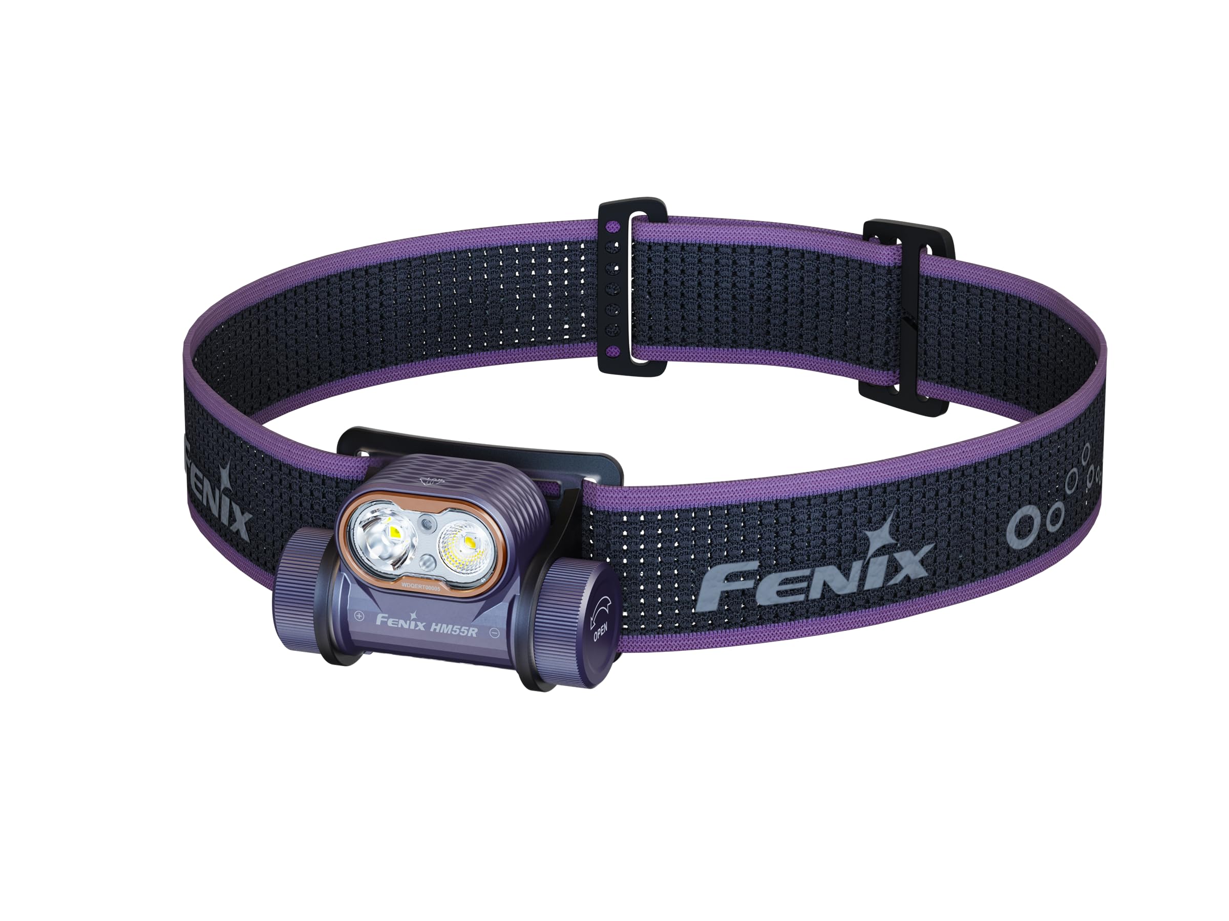 

Fenix HM55R Max 1200 Aluminum IP68 Compact and for Outdoor and Trail Running Headlamp, Lumens, Type-C Rechargeable, Construction, Waterproof, чёрный