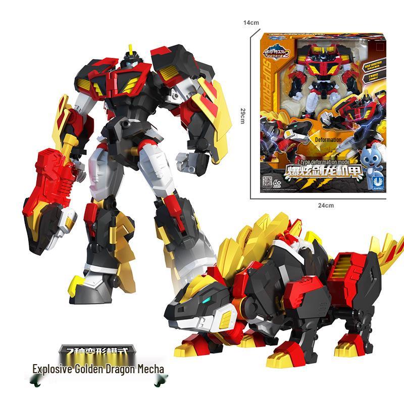 Zhan Gao Mini Force Super Dinosaur Power Series 2 Transforming Mecha Robot Toy