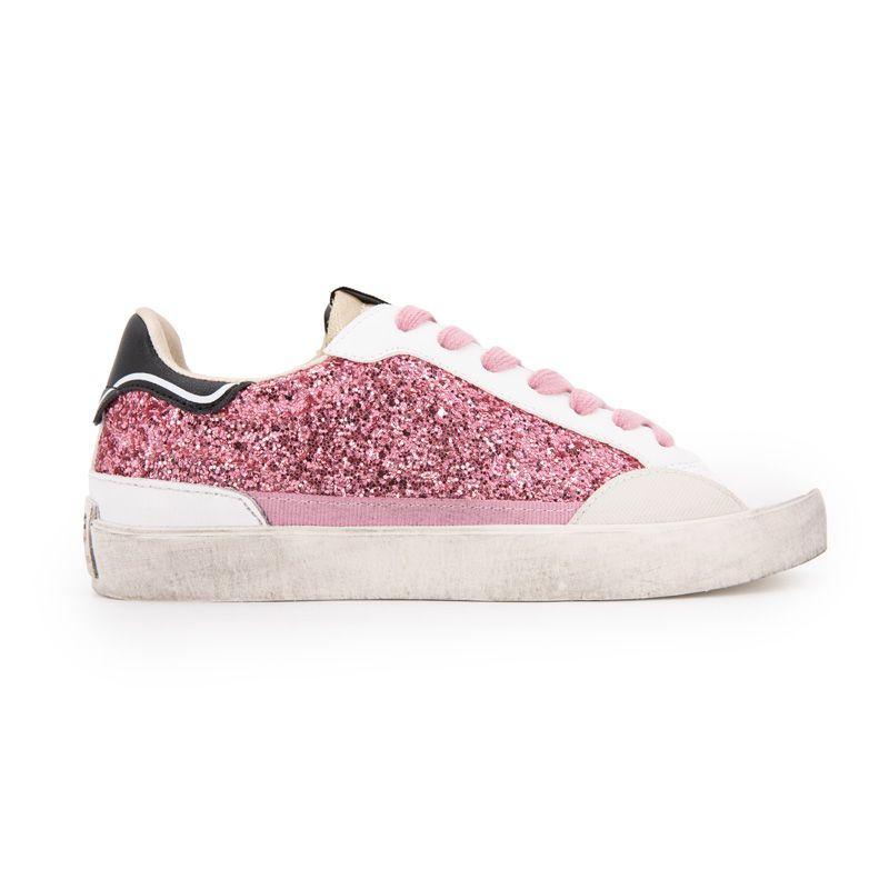Baskets lane glitter g à pailettes roses Enfant PEPE JEANS