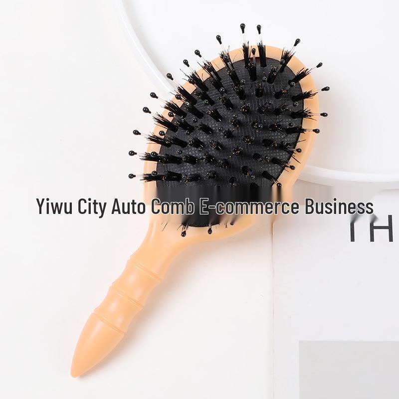 Girly Cute Cartoon Mini Cushion Comb - Macaron Anti-Tangle Scalp Massage Hairbrush