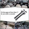 No-Drop Seat Guard, 2 Pack Car Seat Gap Filler Stopper/Catcher Between Seat And Console Black Car Accessories Crevice Blocker Pad Plug Seat Gap Guard