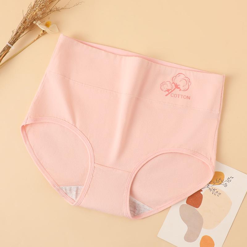 

Женские трусики из чистого хлопка, антибактериальные, с высокой талией, больших размеров - Коллекция Осень/Зима L 80-100 lbs