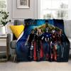1 pièce Couverture Imprimée Avengers - Douce, Couverture Toutes Saisons pour Salon, Chambre, Cadeau Personnalisé avec Design Cartoon Adorable